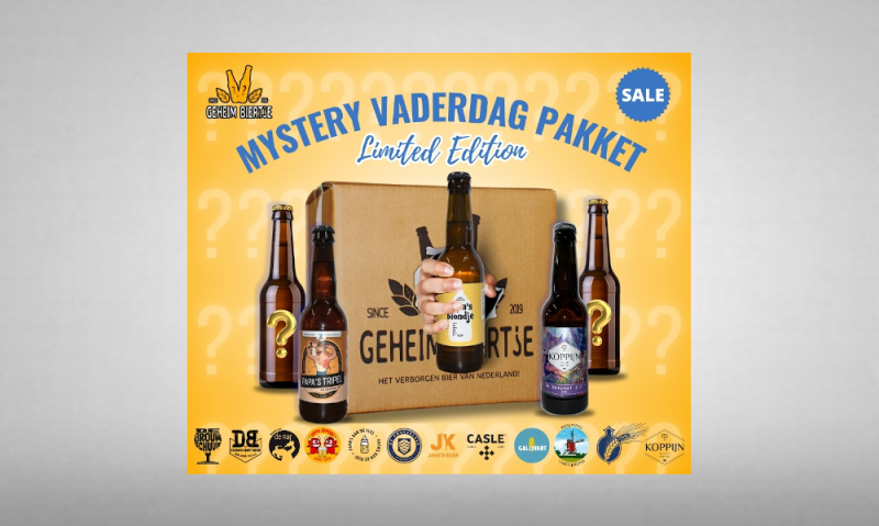 Verrassingspakket vaderdag met bier