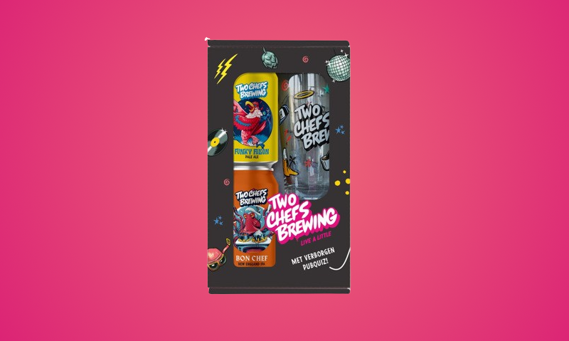 Two Chefs bierpakket met glas