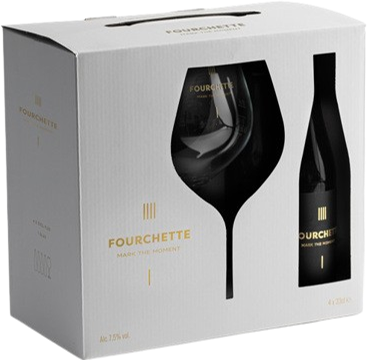 Fourchette biercadeau inclusief glas
