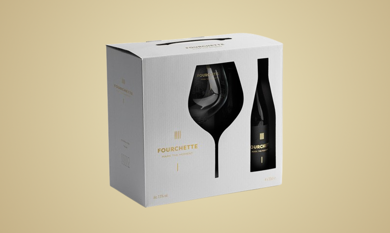 Fourchette bierpakket met glas