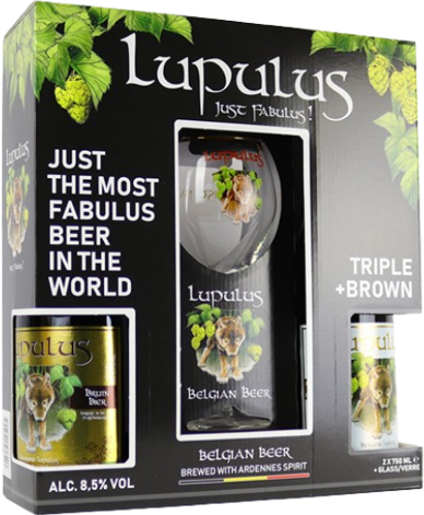 Lupulus Cadeaupakket inclusief bierglas