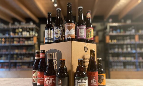 Bierpakket vol dubbels van Hellobier