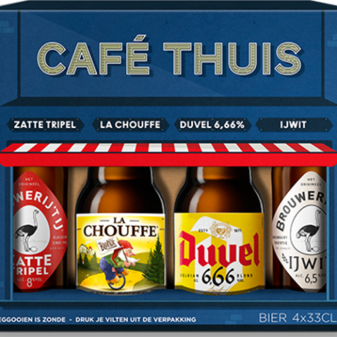 Bierpakket Cafe Thuis met vier speciaalbieren
