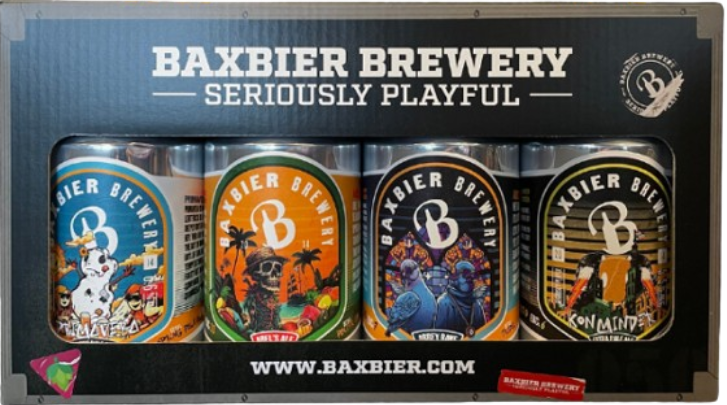 Baxbier Seriously Playful biercadeau 4x33cl Baxbier Seriously Playful biercadeau 4x33cl
