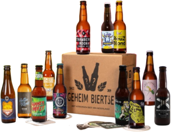 GeheimBiertje Mystery bierpakket – “Licht en subtiel” 12 flesjes
