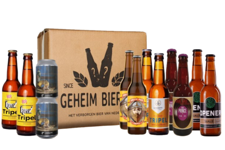 Mystery Tripel Bierpakket 12 Bieren van Geheimbiertje