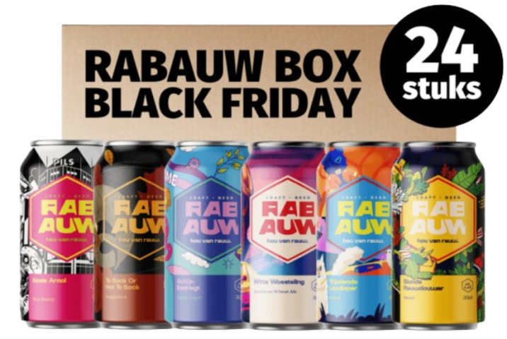 Rabauw Black Friday Box 24x33cl 