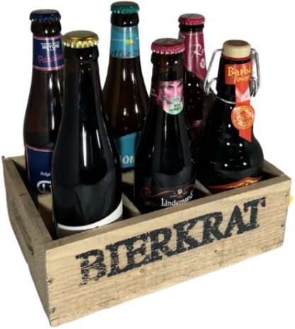 Bierkistje met fruitbieren van BierXL