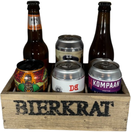 Bierkratje van BierXL met IPA bieren