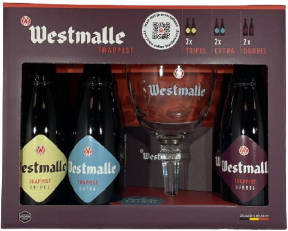 Westmalle Trappist Assortiment (3x2x33cl) bierpakket