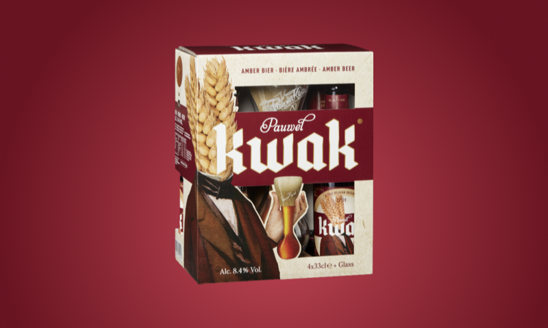 Pauwel Kwak 4x33cl bierpakket Pauwel Kwak 4x33cl bierpakket
