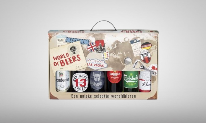 Bierpakket met bieren van over de hele wereld