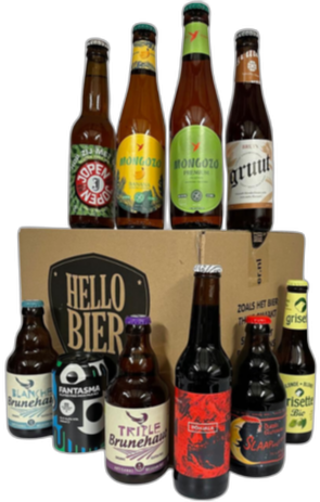 bierpakket met allerlei glutenvrije biertjes