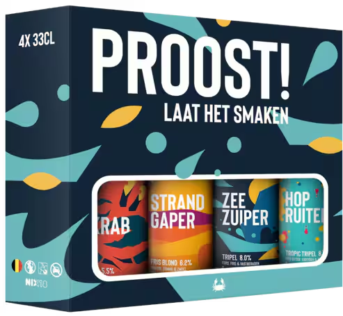 Scheldebrouwerij Geschenkverpakking 4x33cl