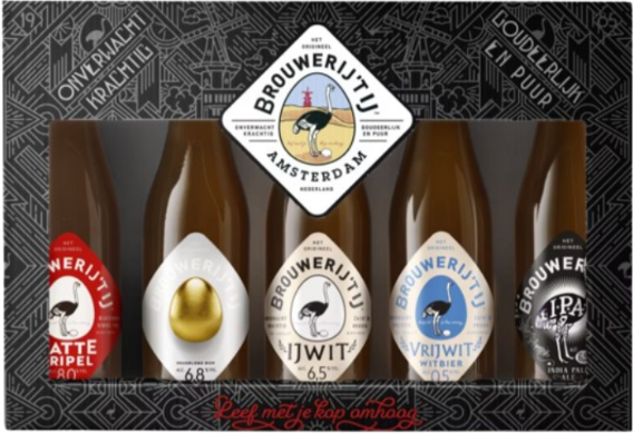 IJ bierpakket met vijf bieren