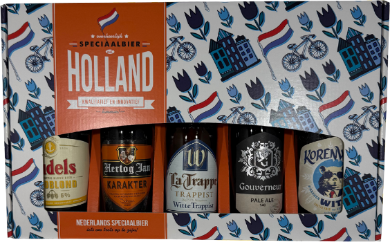 Bierpakket Holland met 5 speciaalbieren