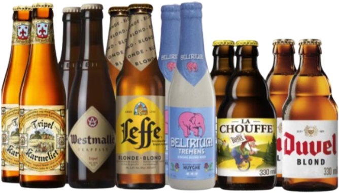 Bierpakket: Selectie Belgisch bier (6 x 2 bieren)