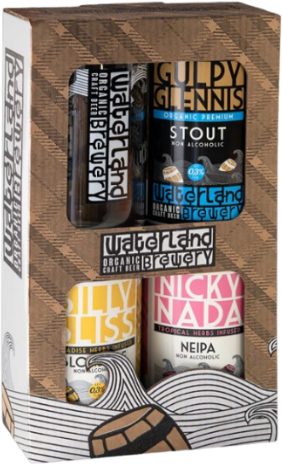 Waterland Brewery alcoholarm biercadeau met glas