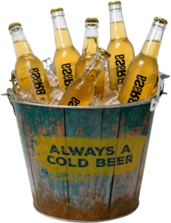 Brasa Bierbucket met 6 flessen