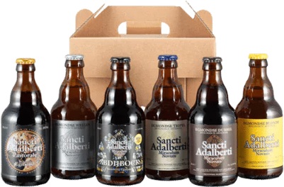 Sancti Adalberti gevarieerd sixpack van Brouwerij Egmond