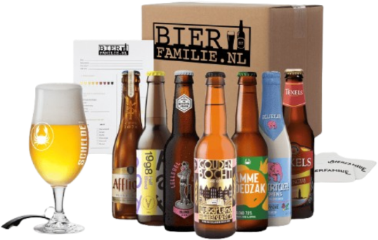 Bierpakket Vaderdag van Bierfamilie met speciaalbieren en accessoires