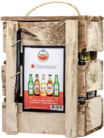 Flesjes bier bij kapot krat