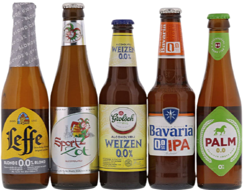 Alcoholvrije bieren van bierpakket
