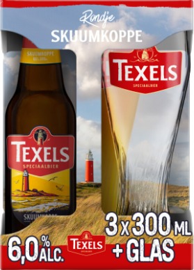 Bierpakket rondje Skuumkoppe met glas