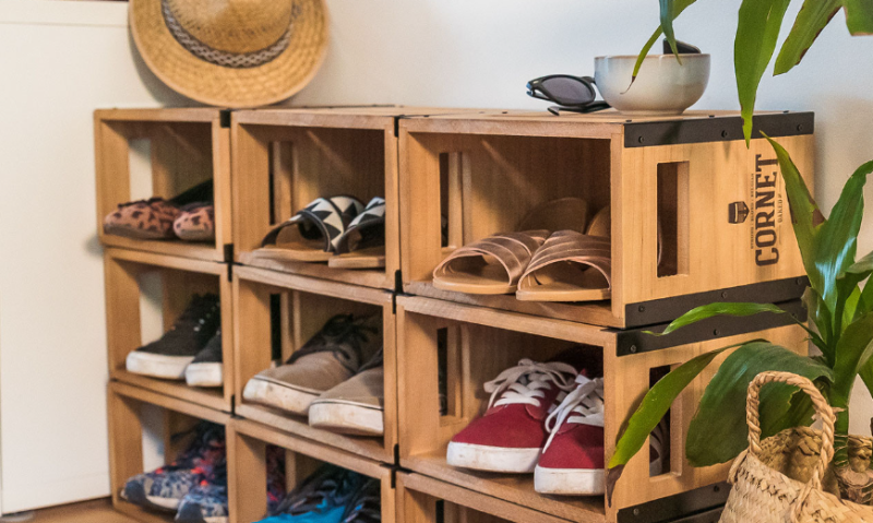 Schoenenrek van Cornet kratjes Schoenenrek van Cornet kratjes