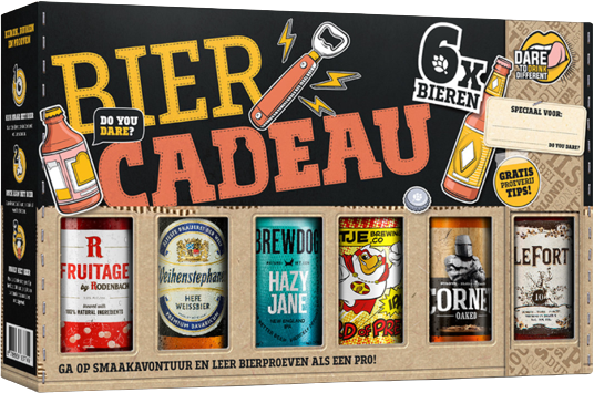 Biercadeau van Dare to Drink Different