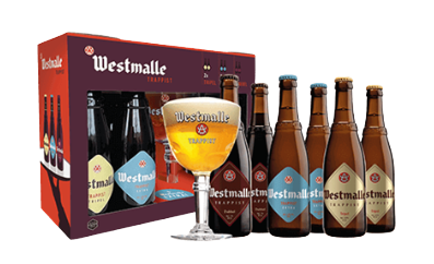 Westmalle Cadeau bierkist met Bokaal