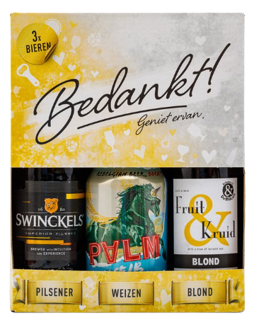 Bedankt | Bierpakket | 3 x 33 cl header Bedankt | Bierpakket | 3 x 33 cl header