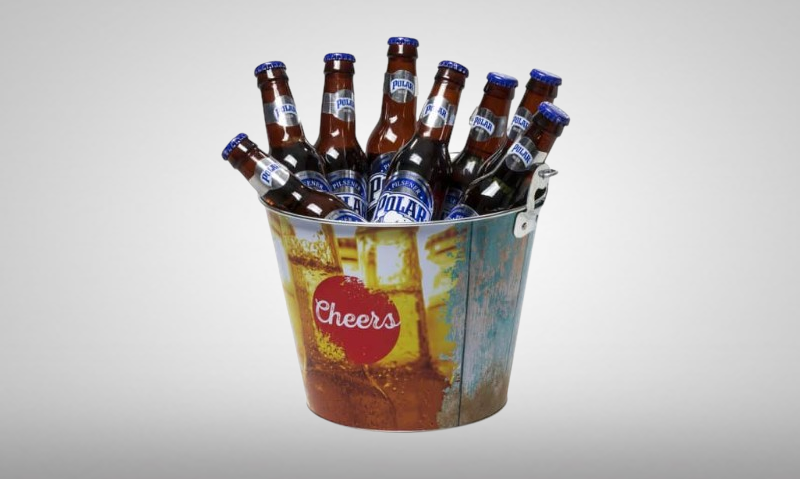 Bierbuckets met Polar bier