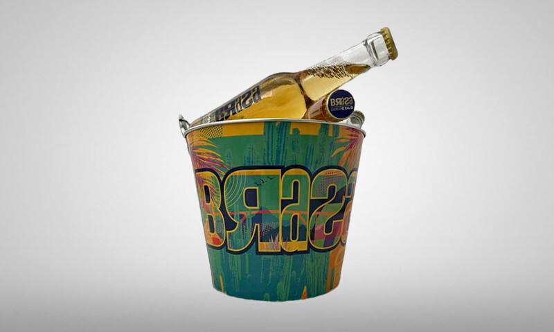 Brasa Bierbucket met 8 flessen