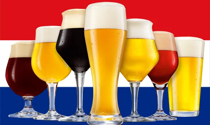 Bieren voor de Nederlandse vlag