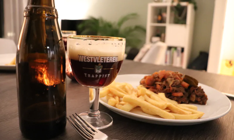 Westvleteren Vlaamse Stoof met patat