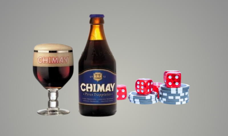 Bier tijdens een potje gokken