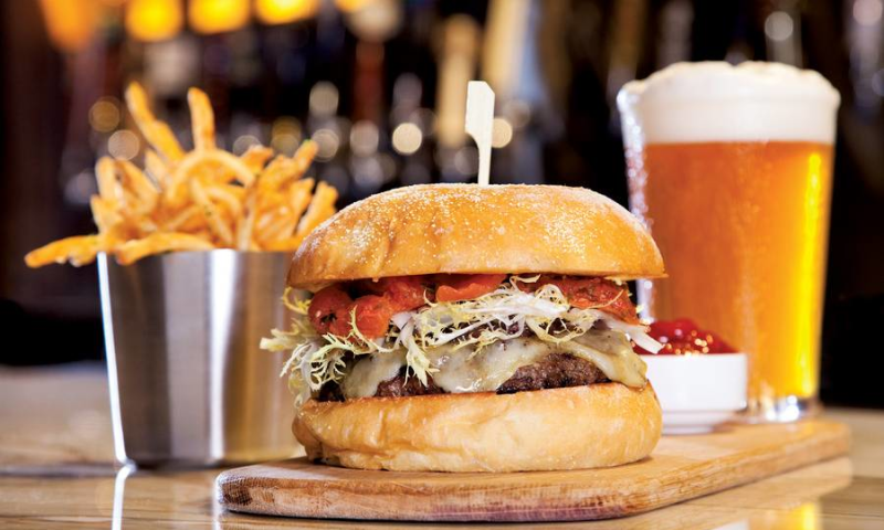 Burger en bier in Las Vegas