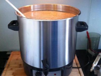Pan voor bier brouwen
