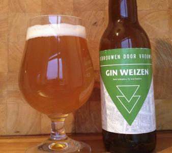 Gin Weizen uitgeschonken