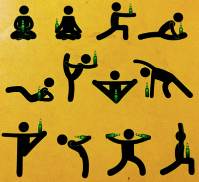 BierYoga Posities