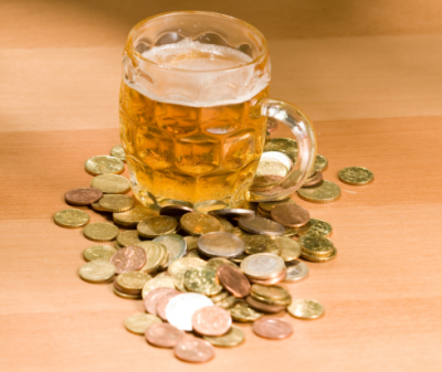 Geld en bier