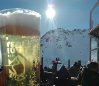 Pils in de bergen