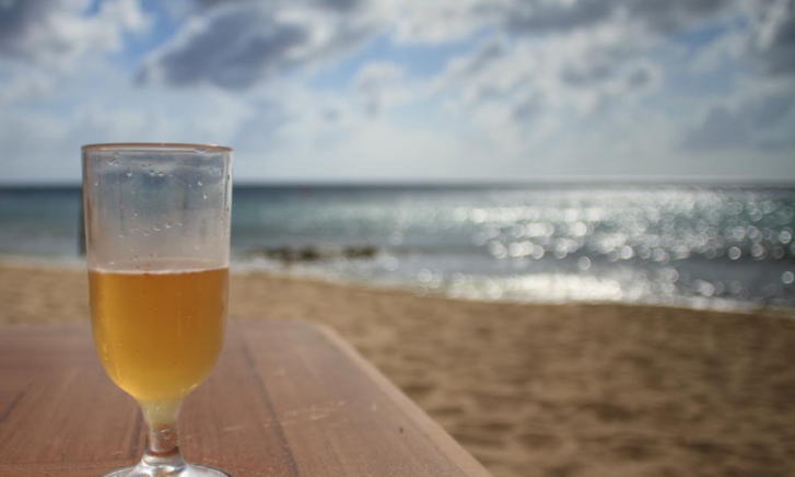 Bier aan het Strand