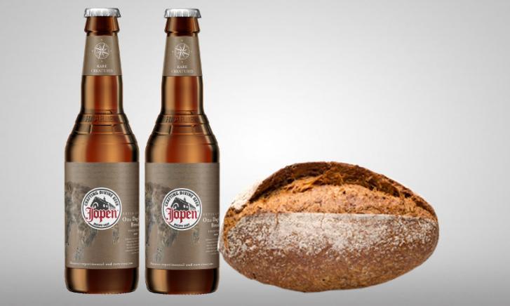 Bierbrood en broodbier van Jopen Bierbrood en broodbier van Jopen