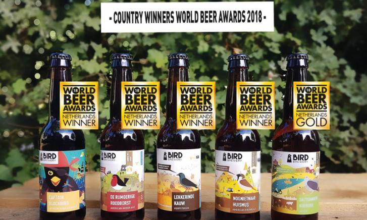 Bird Brewery scoort tijdens WORLD BEER AWARDS 2018 Bird Brewery scoort tijdens WORLD BEER AWARDS 2018