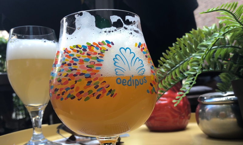 Bierproeverij thuis in eigen achter tuin Bierproeverij thuis in eigen achter tuin