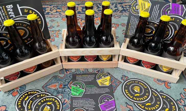 De Stalen Piepe bieren en viltjes