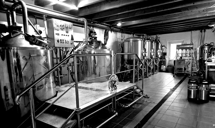 Brouwinstallatie D'n Draok in Den Bosch Brouwinstallatie D'n Draok in Den Bosch