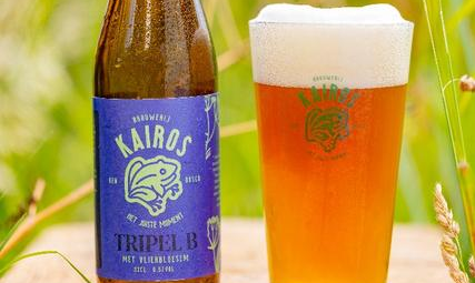 Kairos tripel b biertje met glas